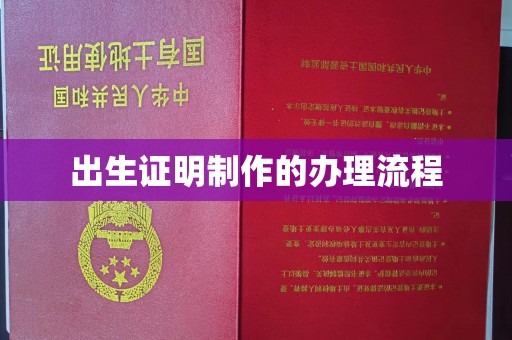 长阳出生证明制作的办理流程