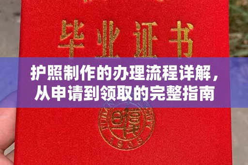 长阳护照制作的办理流程详解，从申请到领取的完整指南