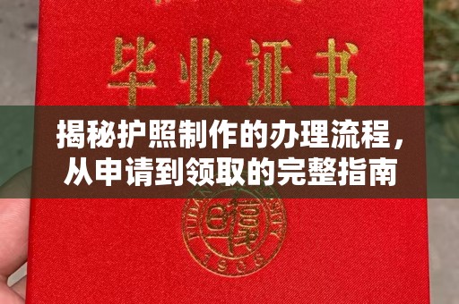 长阳揭秘护照制作的办理流程，从申请到领取的完整指南